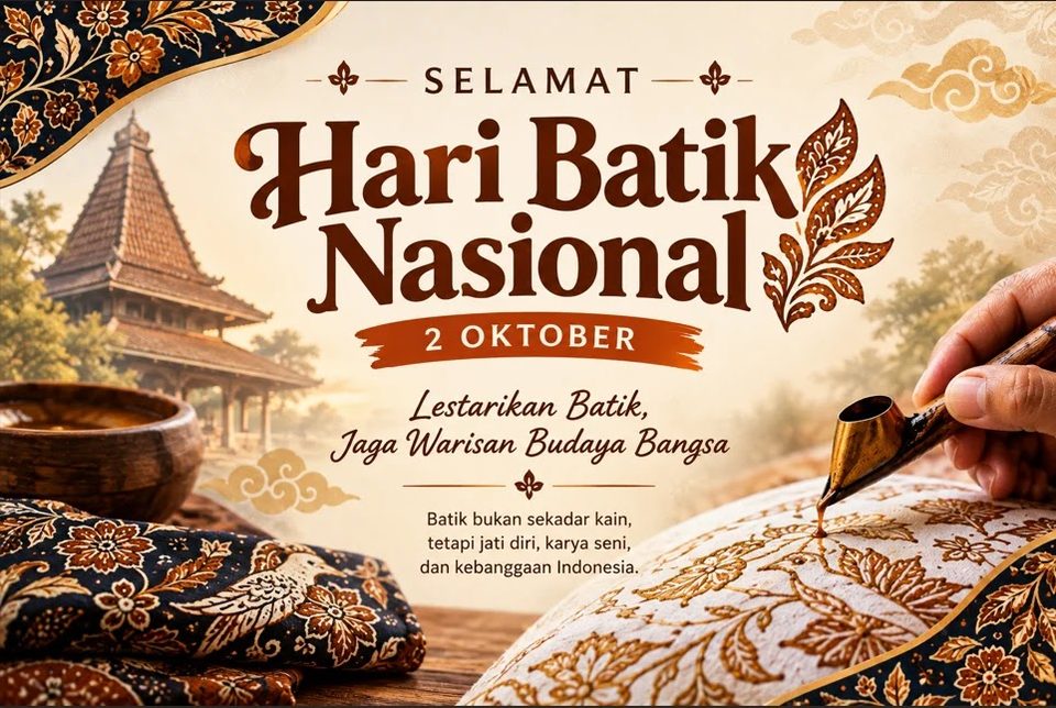 2 Oktober : Hari Batik Nasional